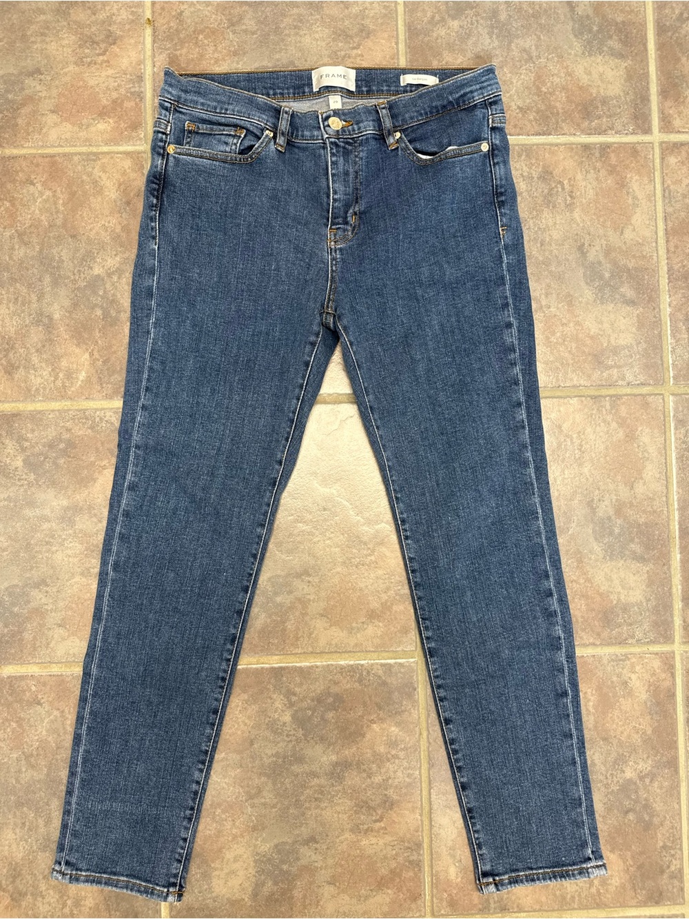 Frame Denim Le Garçon Cropped Jeans